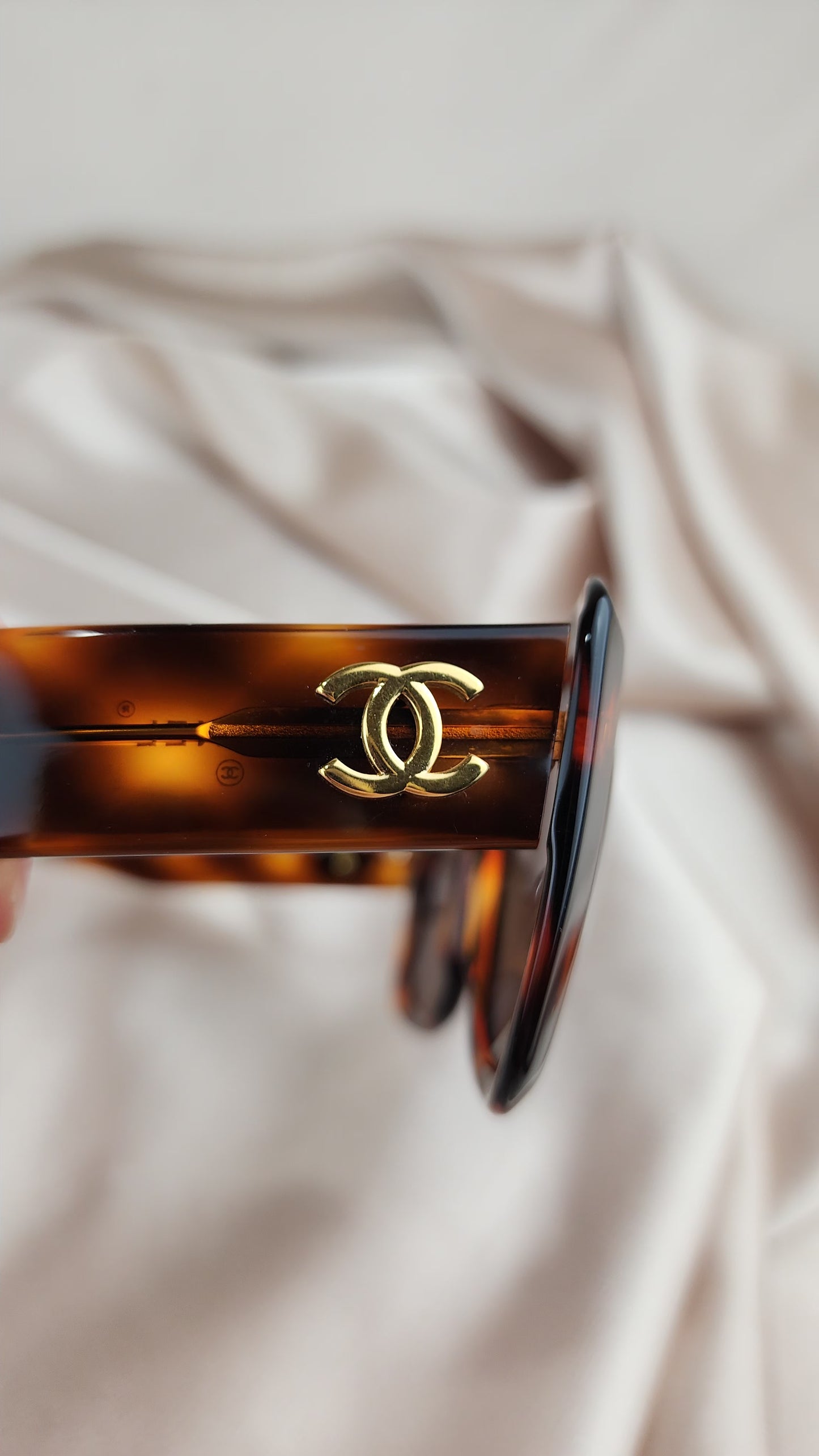 Chanel CC Logo Brown Vintage sunglasses - 919