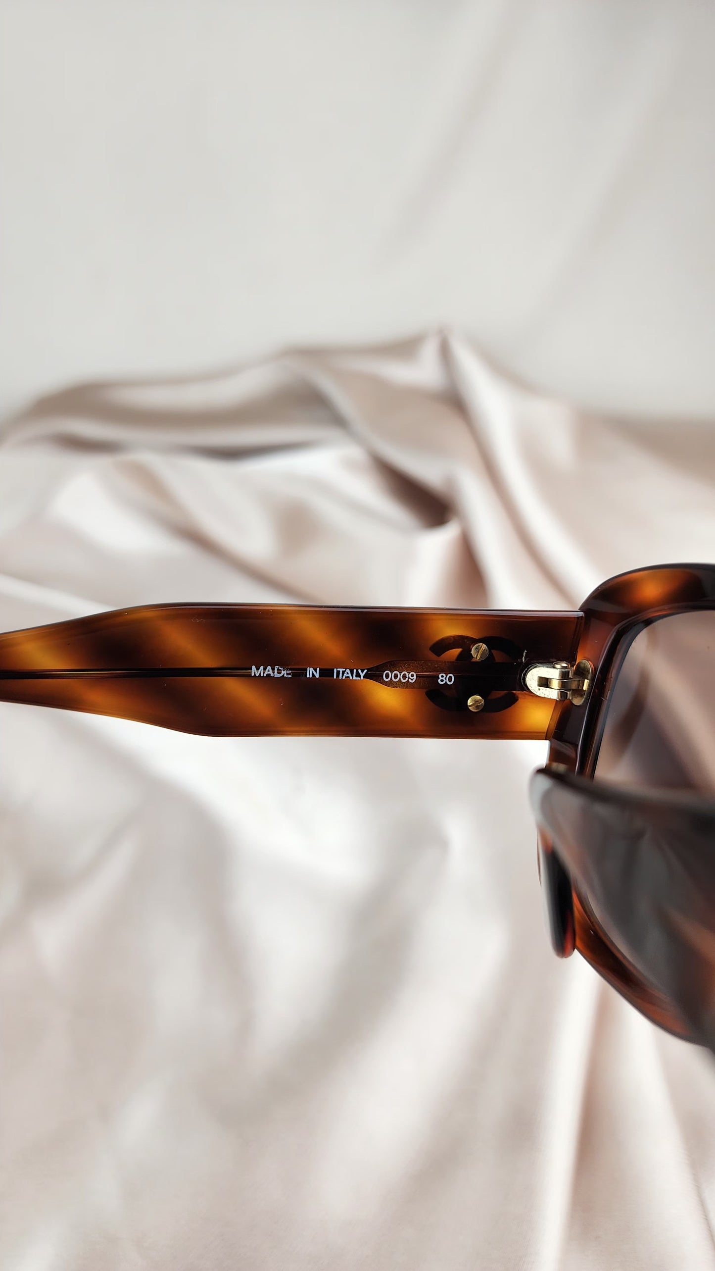 Chanel CC Logo Brown Vintage sunglasses - 919