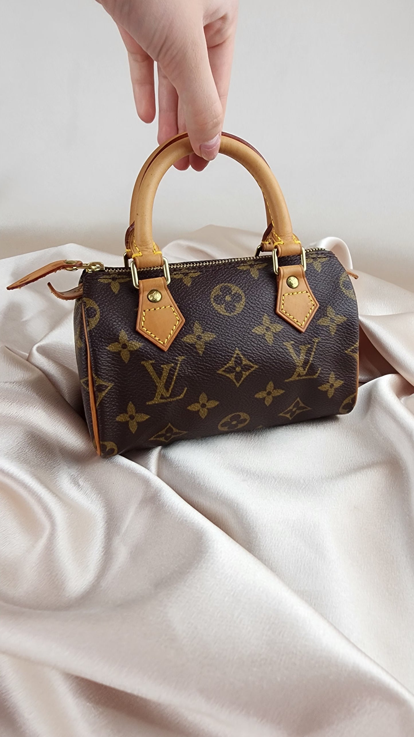 Louis Vuitton Nano Speedy Monogram with Long Strap - 0320