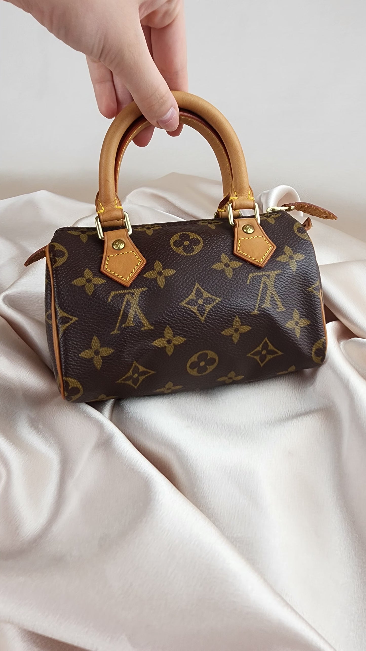 Louis Vuitton Nano Speedy Monogram with Long Strap - 0320