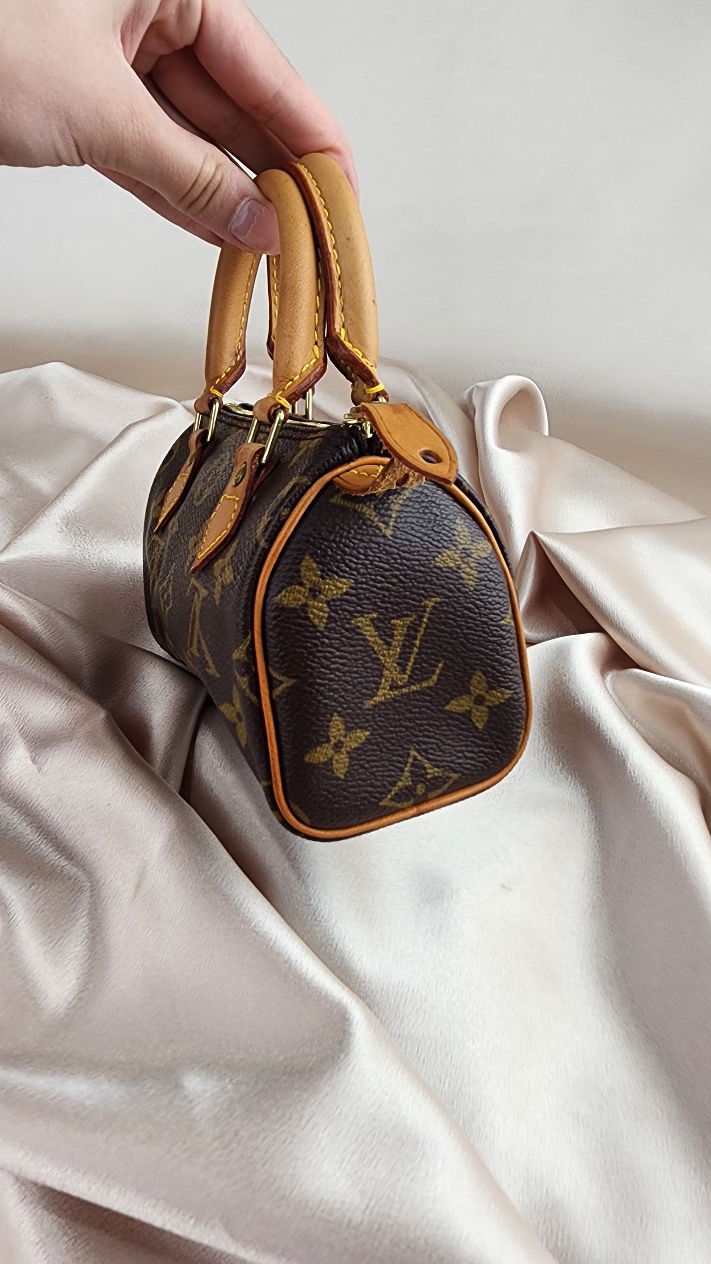 Louis Vuitton Nano Speedy Monogram with Long Strap - 0320