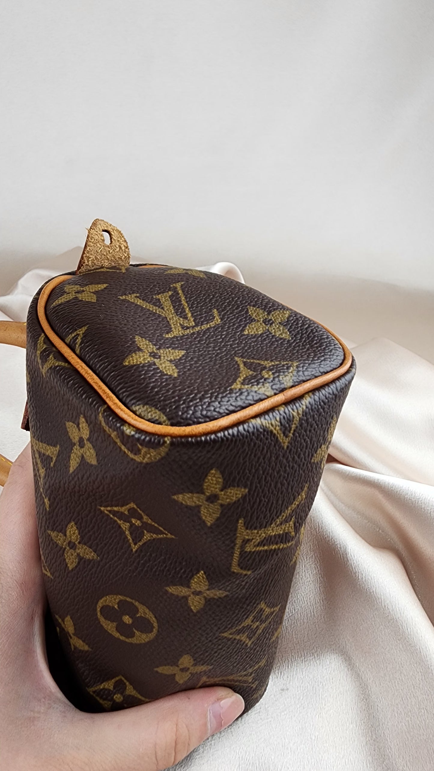 Louis Vuitton Nano Speedy Monogram with Long Strap - 0320