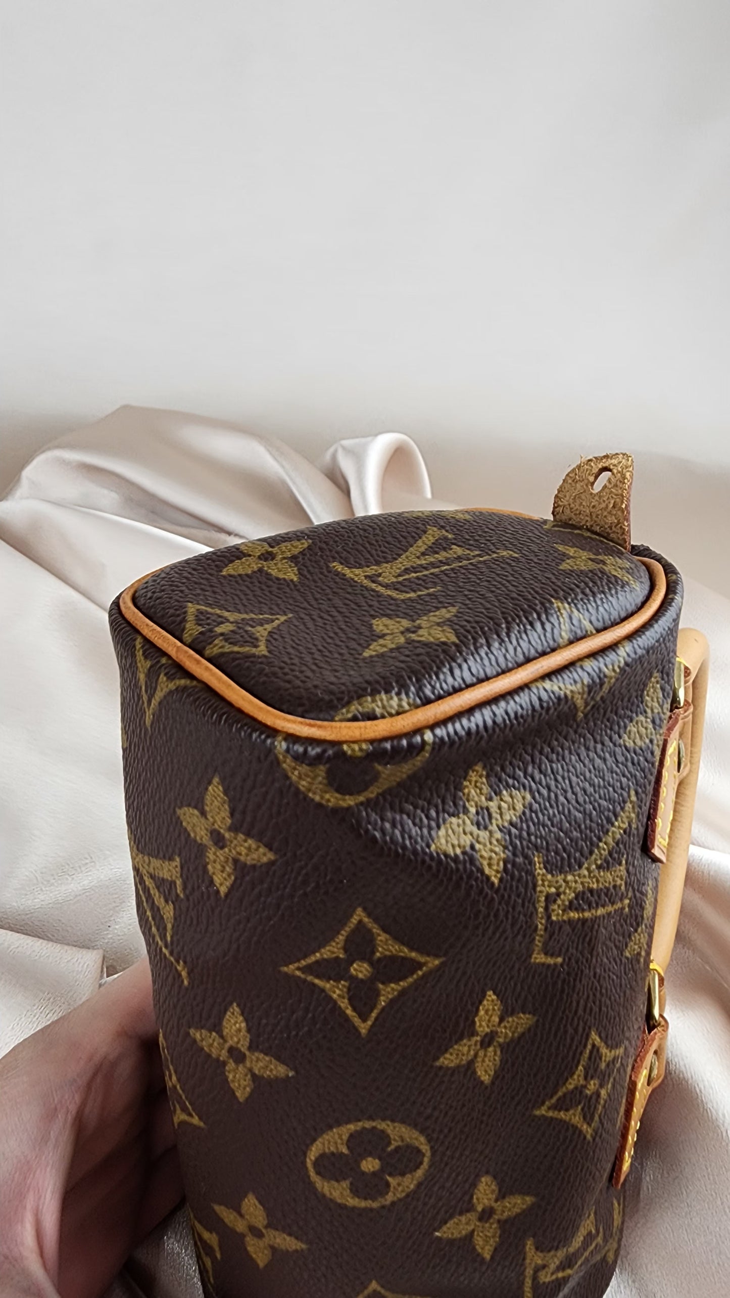 Louis Vuitton Nano Speedy Monogram with Long Strap - 0320