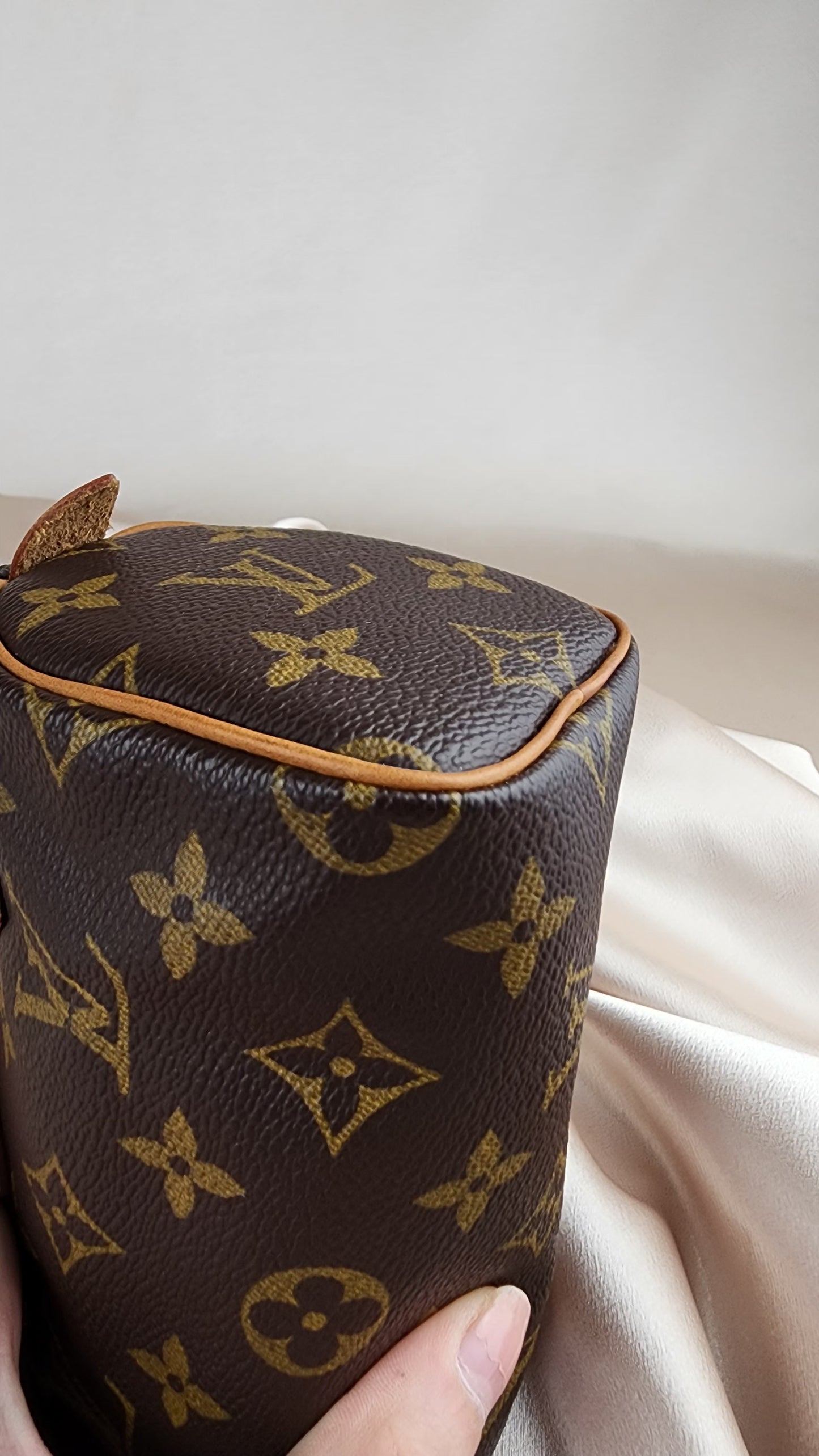 Louis Vuitton Nano Speedy Monogram with Long Strap - 0320