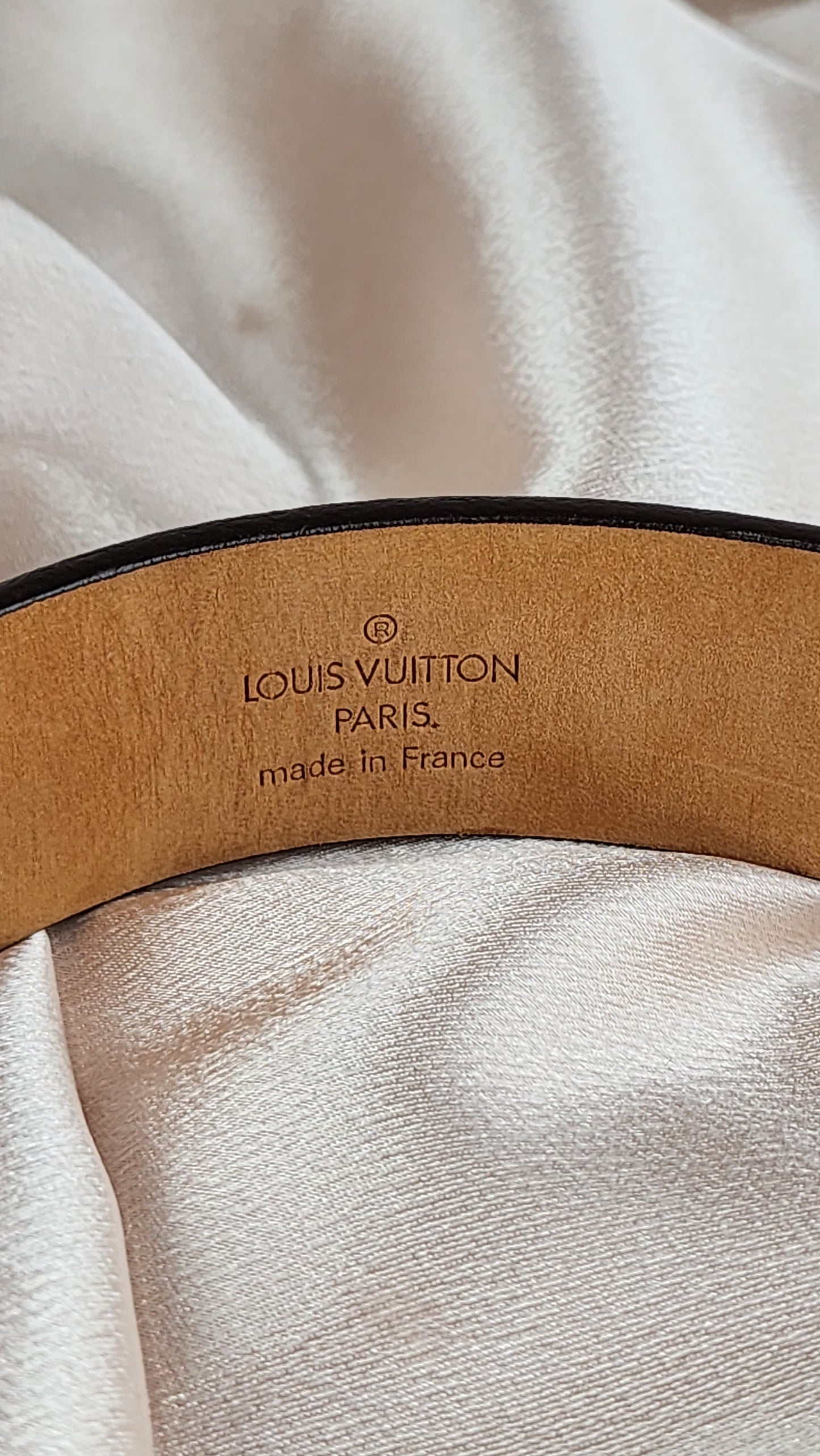 Louis Vuitton Damier Ebene Ceinture Carre Belt size 85/34 - 902