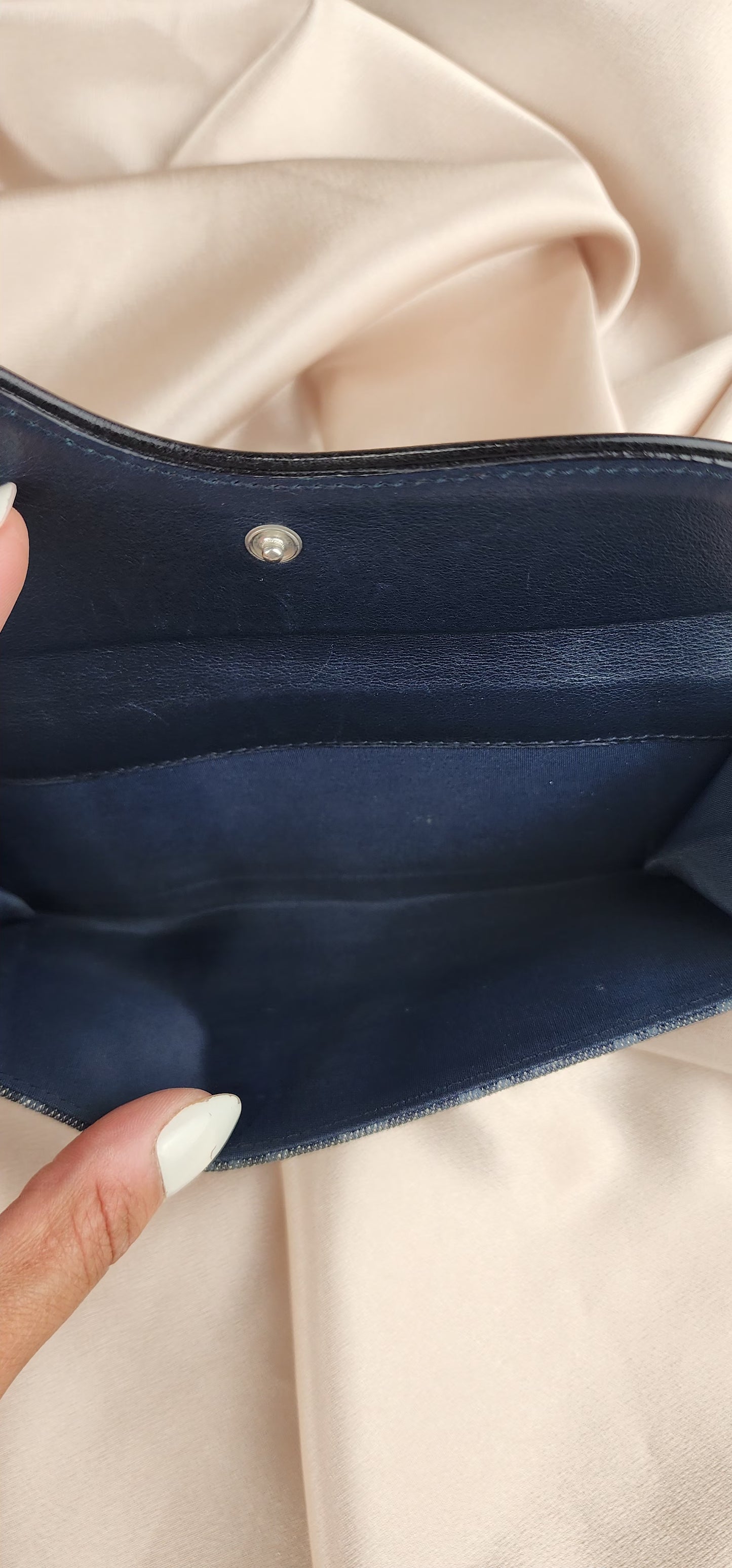 Christian Dior Denim Saddle Wallet - 972