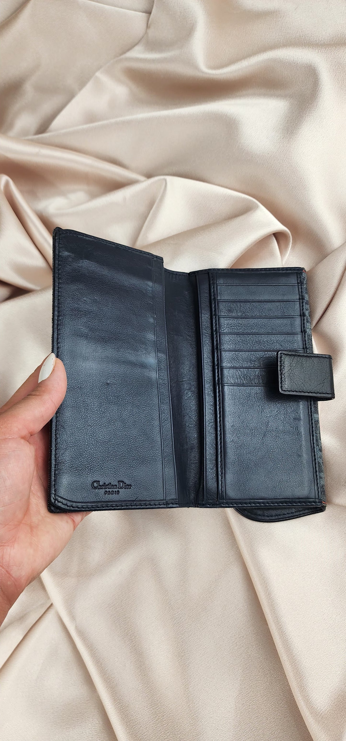 Christian Dior Denim Saddle Wallet - 972