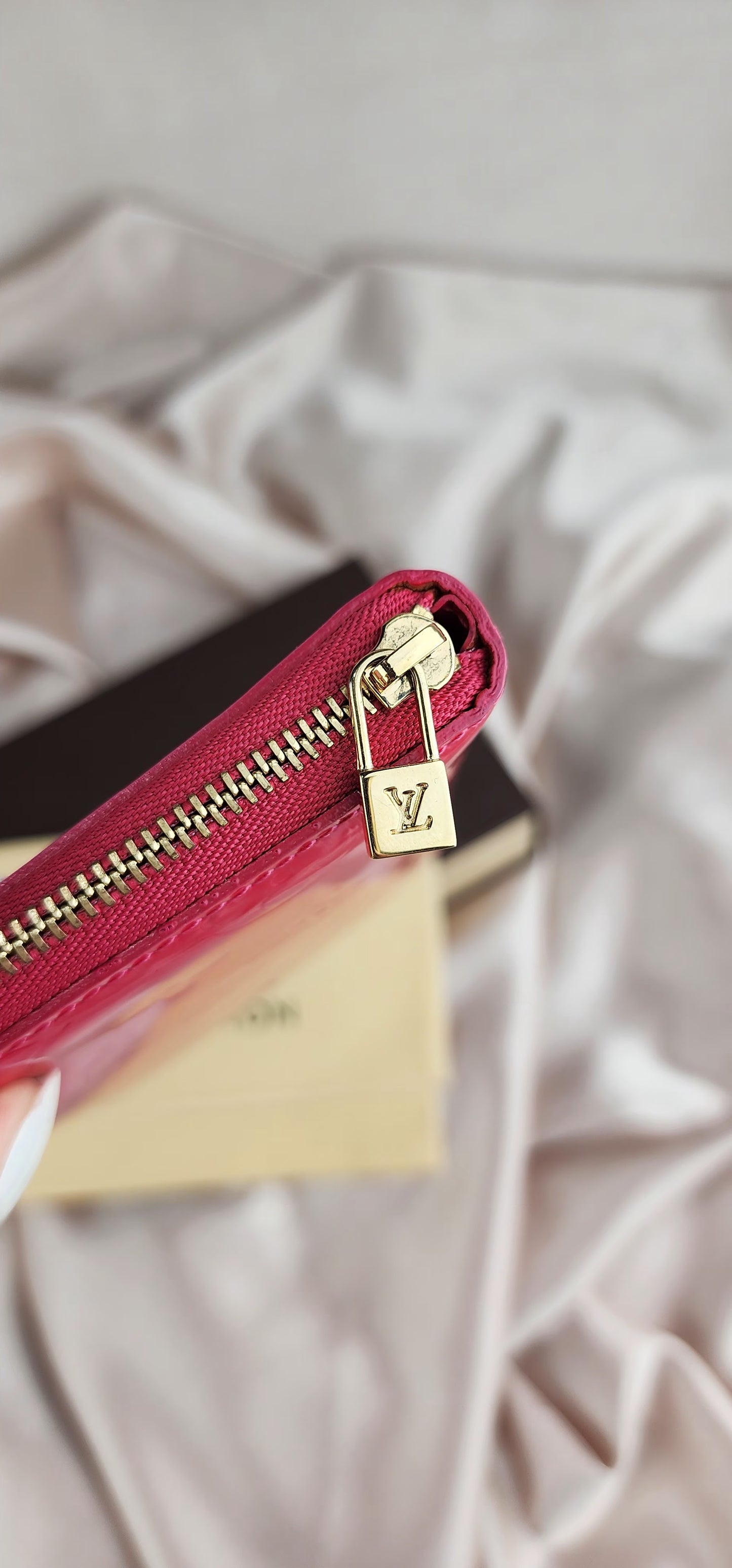 Louis Vuitton Monogram Vernis Eldridge Pink Wallet - 958