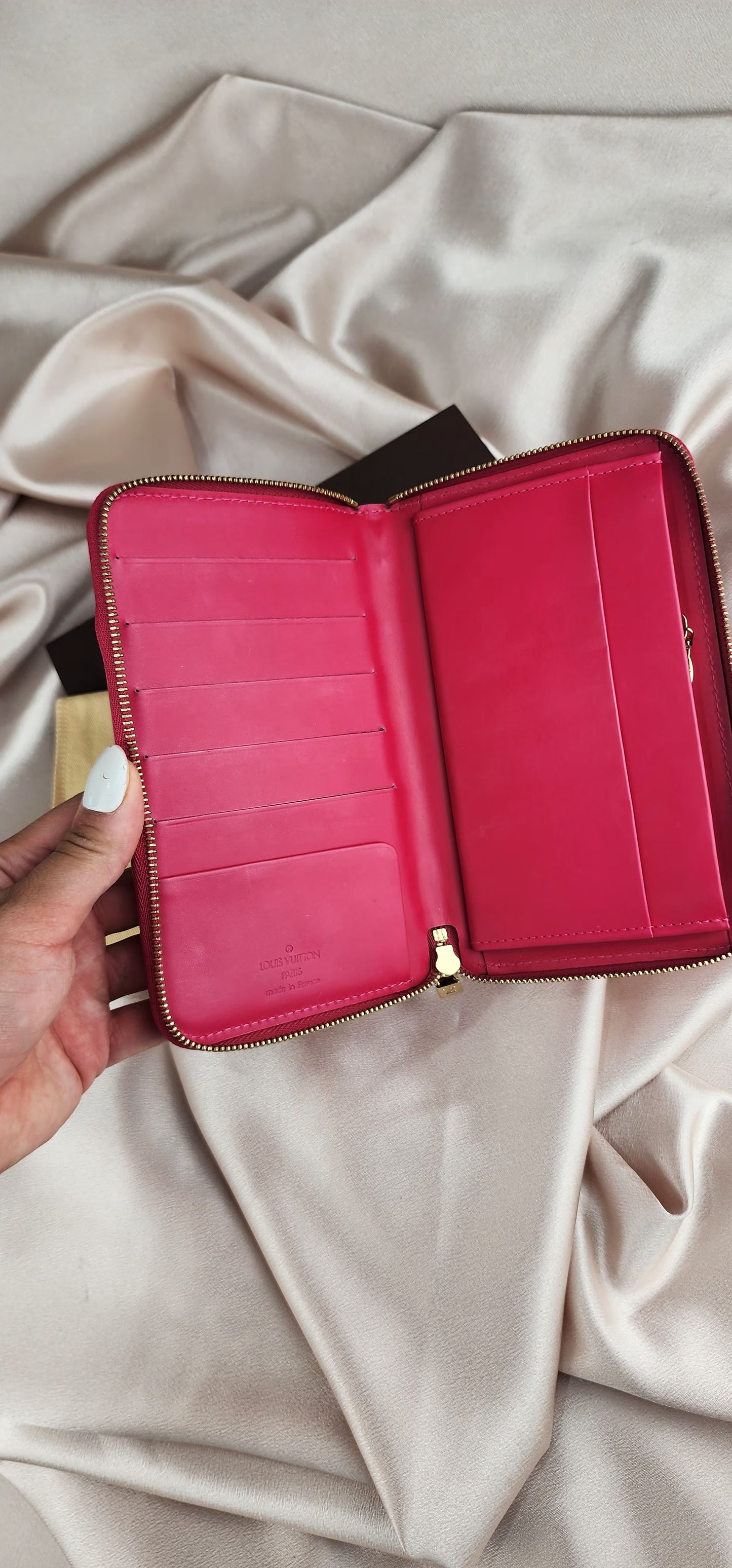 Louis Vuitton Monogram Vernis Eldridge Pink Wallet - 958