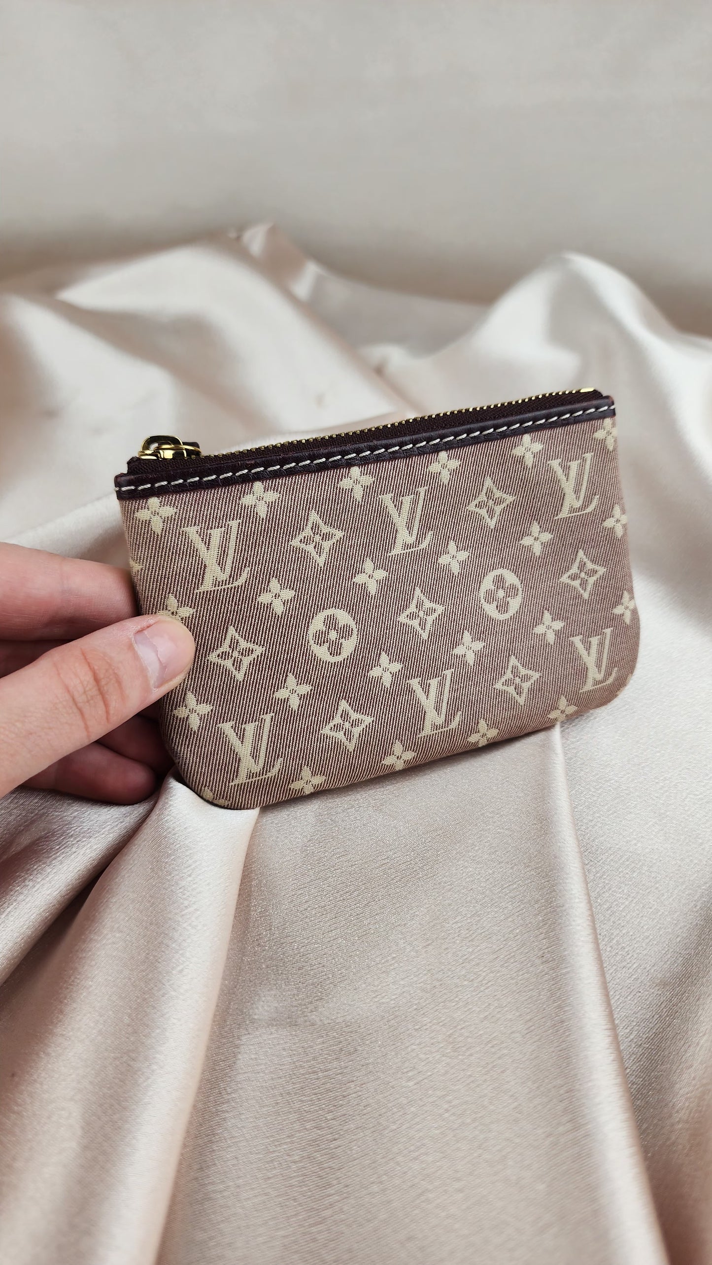 Louis Vuitton Monogram Idylle Pochette Cles Coin Purse Sepia - 1012