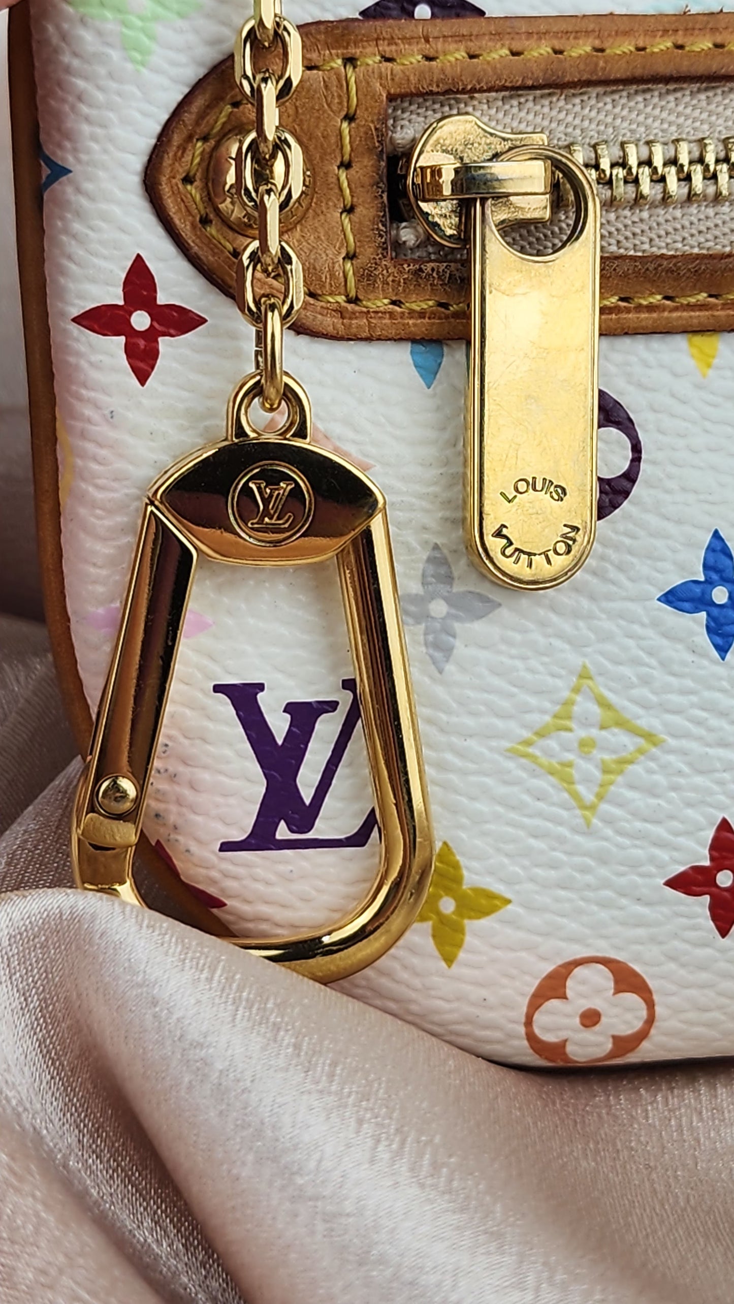 Louis Vuitton Monogram Multicolor Pochette MM Pouch - 1030