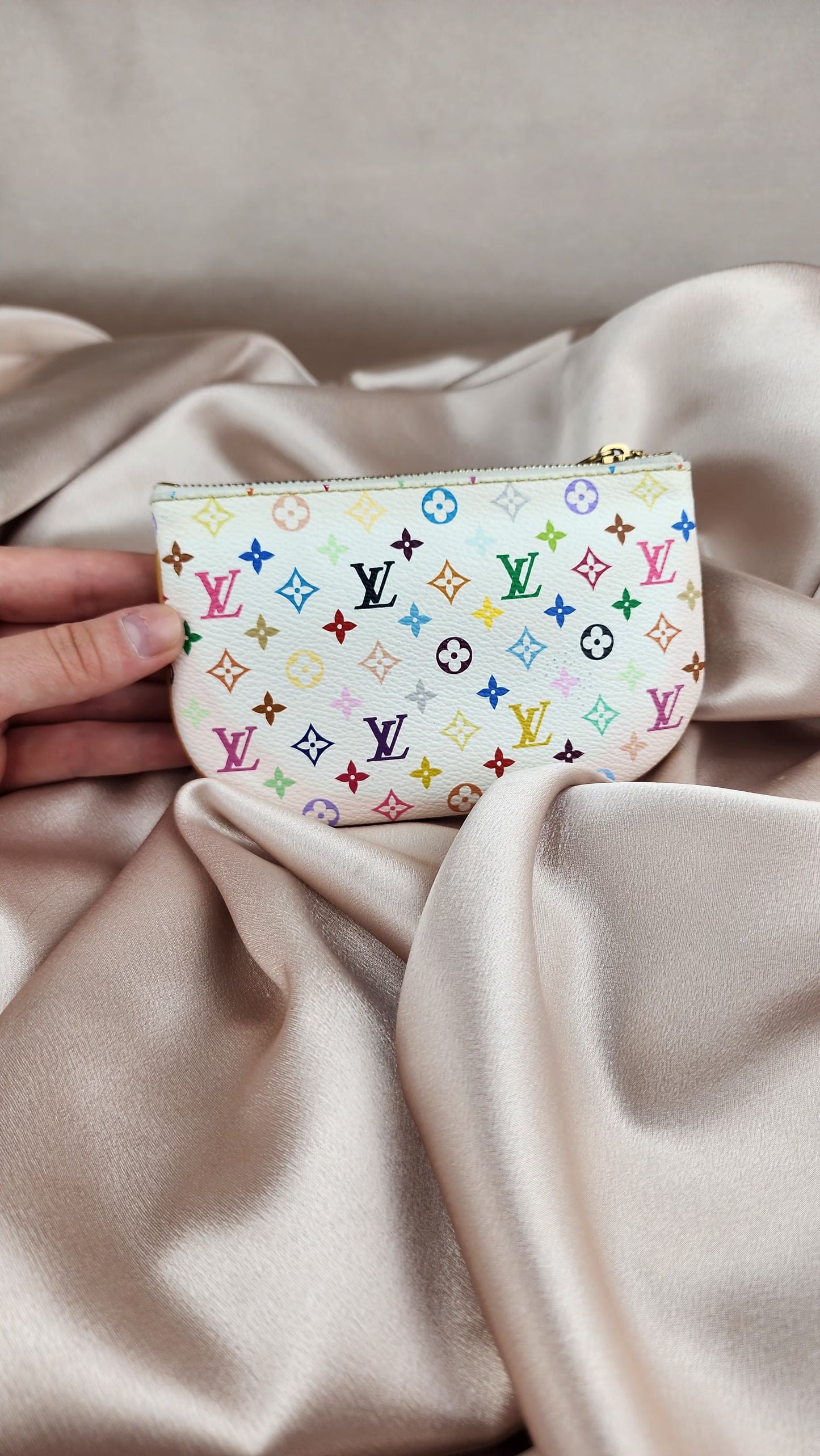 Louis Vuitton Monogram Multicolor Pochette MM Pouch - 1030