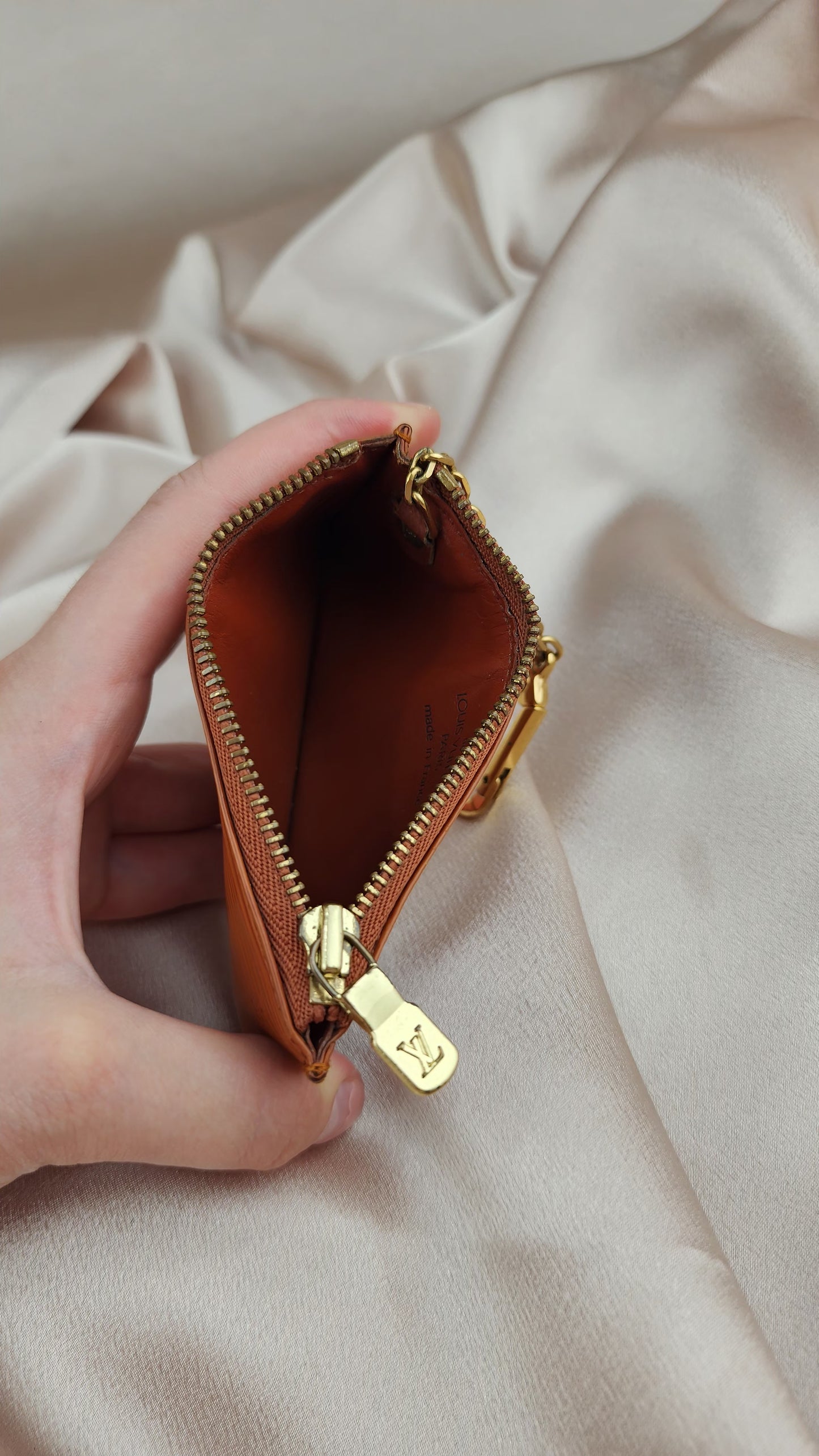 Louis Vuitton Brown Epi Cles Coin Purse - 1014