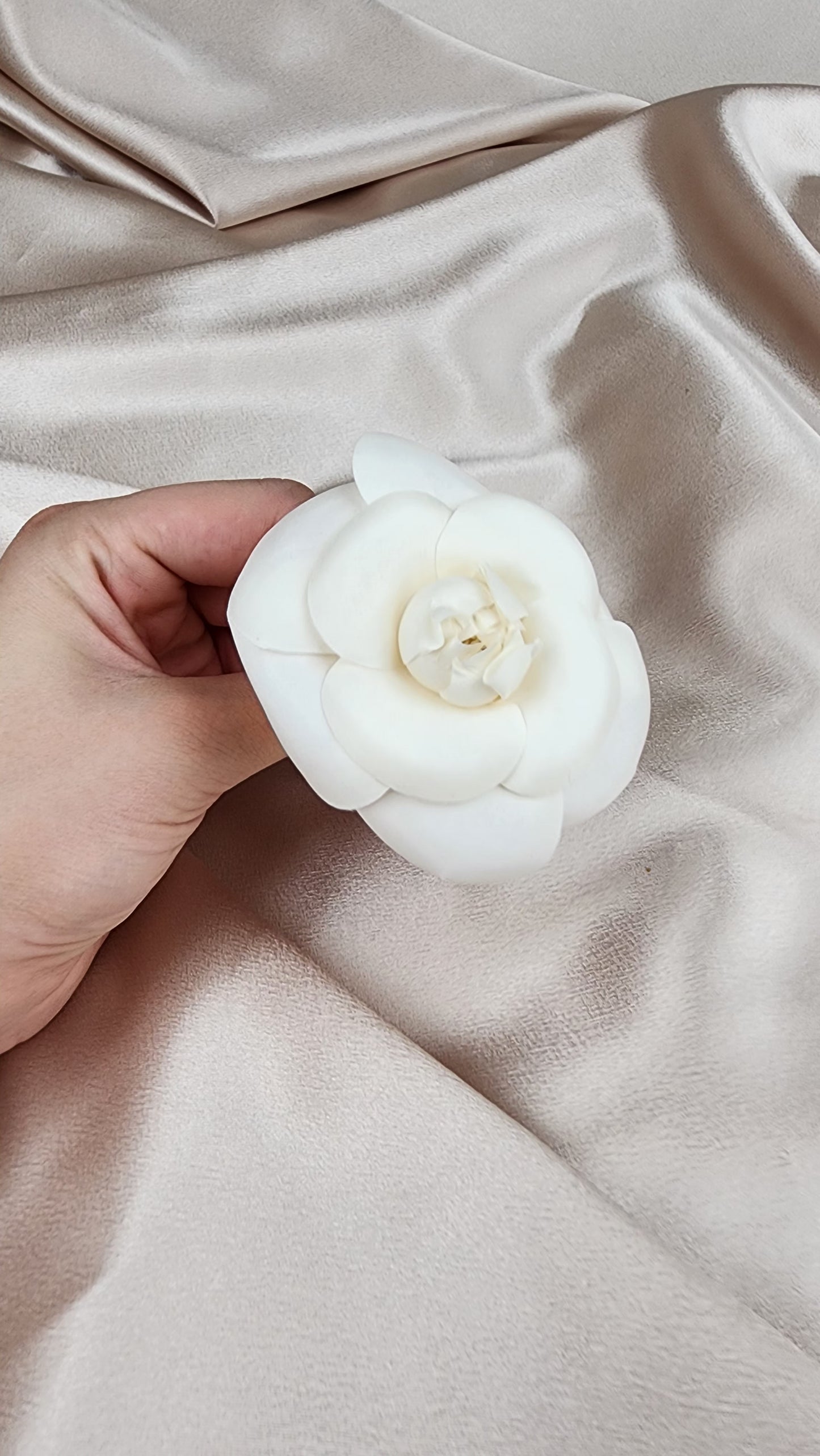 Chanel Camilia Flower Brooch - 1056