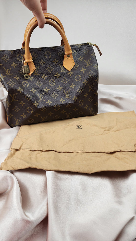 Louis Vuitton Monogram Speedy 30 Hand Bag - 1144