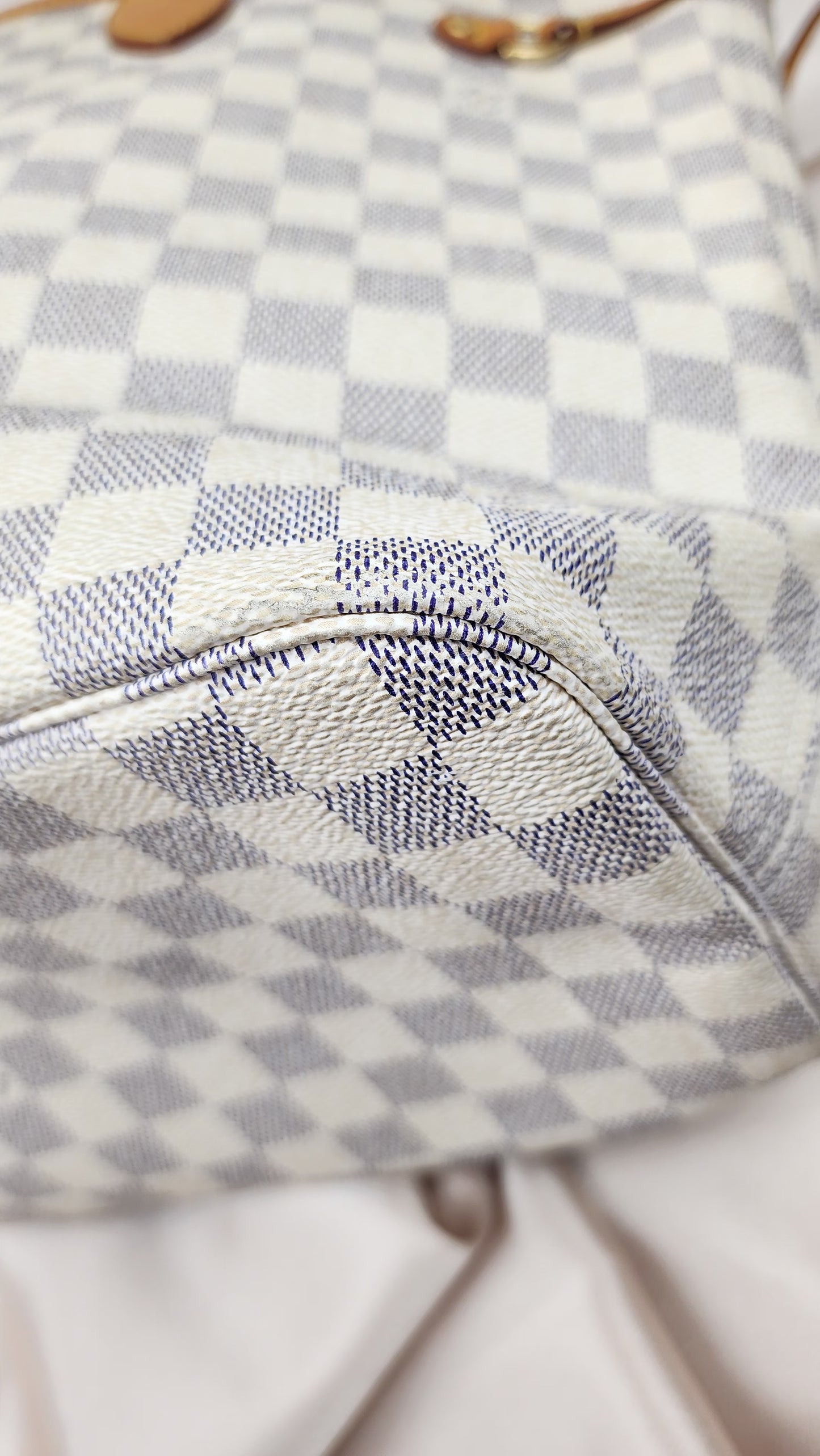 Louis Vuitton Damier Azur Neverfull MM Tote Bag - 1161