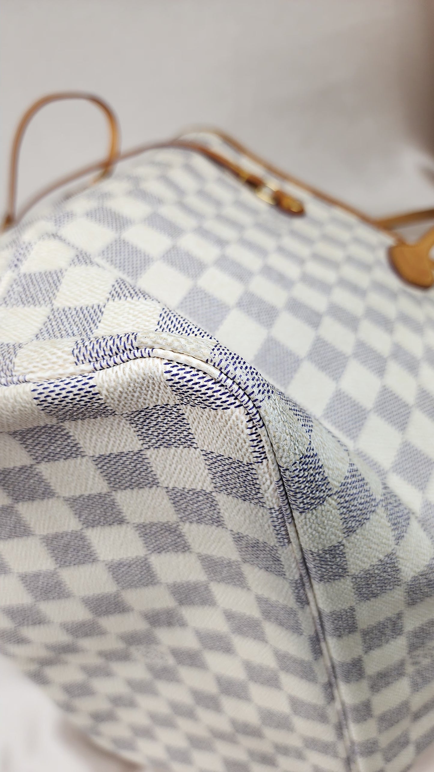 Louis Vuitton Damier Azur Neverfull MM Tote Bag - 1161