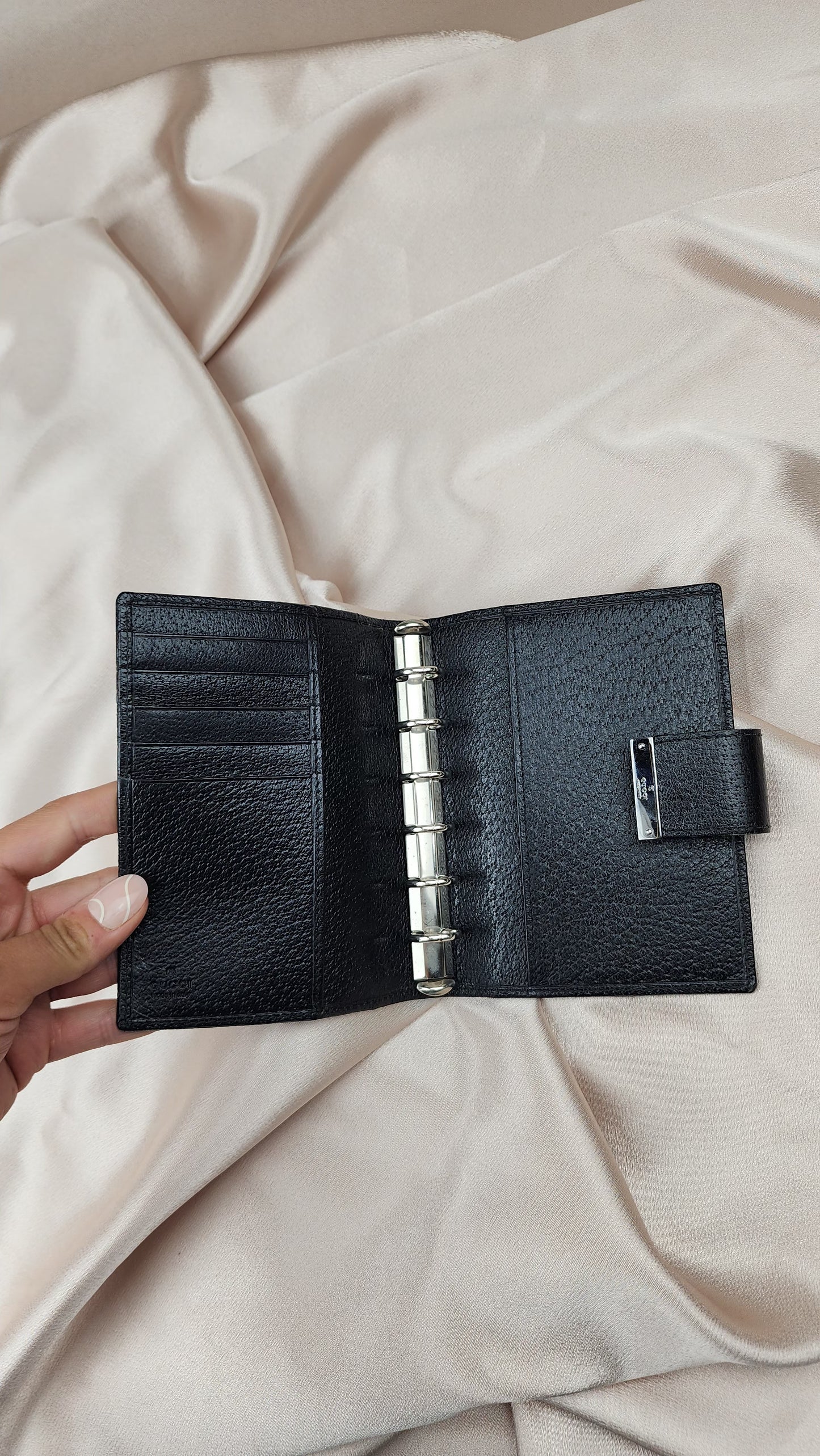 Gucci GG Black Canvas Day Planner - 1134