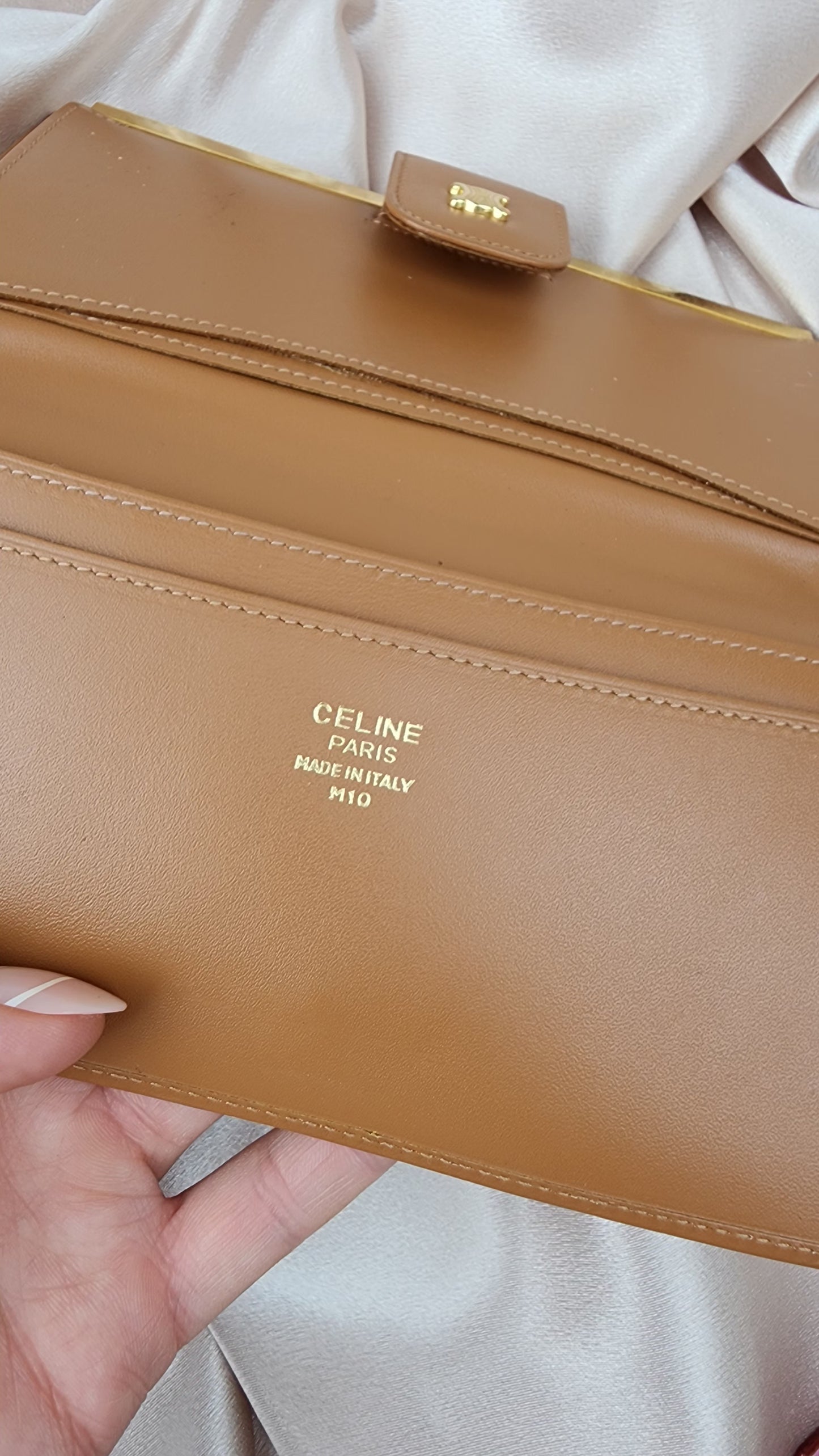 Celine Beige Macadam Long Wallet - 978