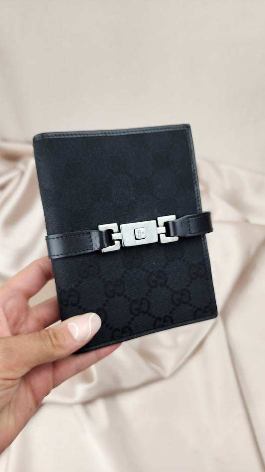 Gucci Black Jackie Day Planner Cover - 1132