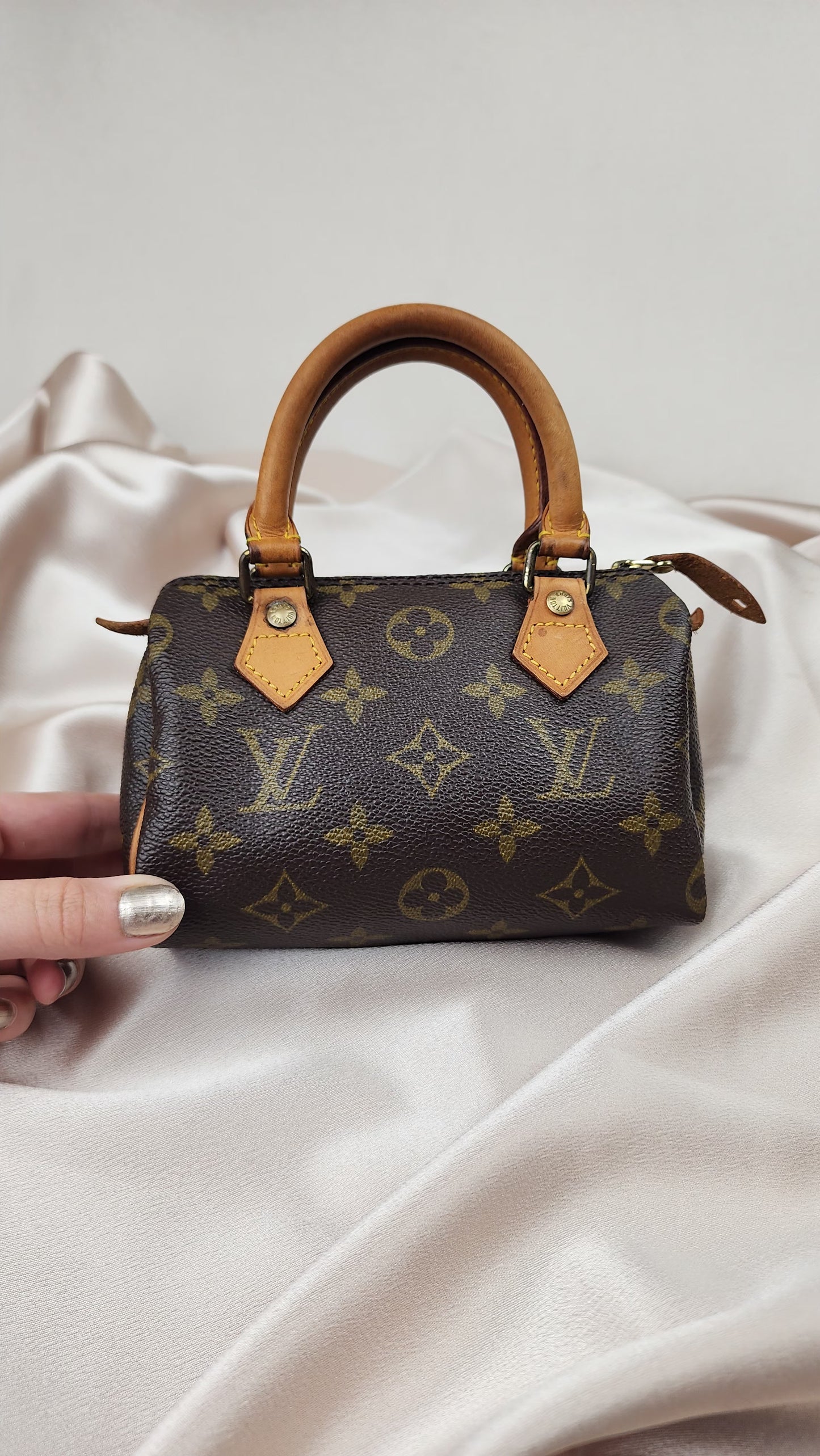 Louis Vuitton Monogram Mini Speedy Hand Bag - 1137