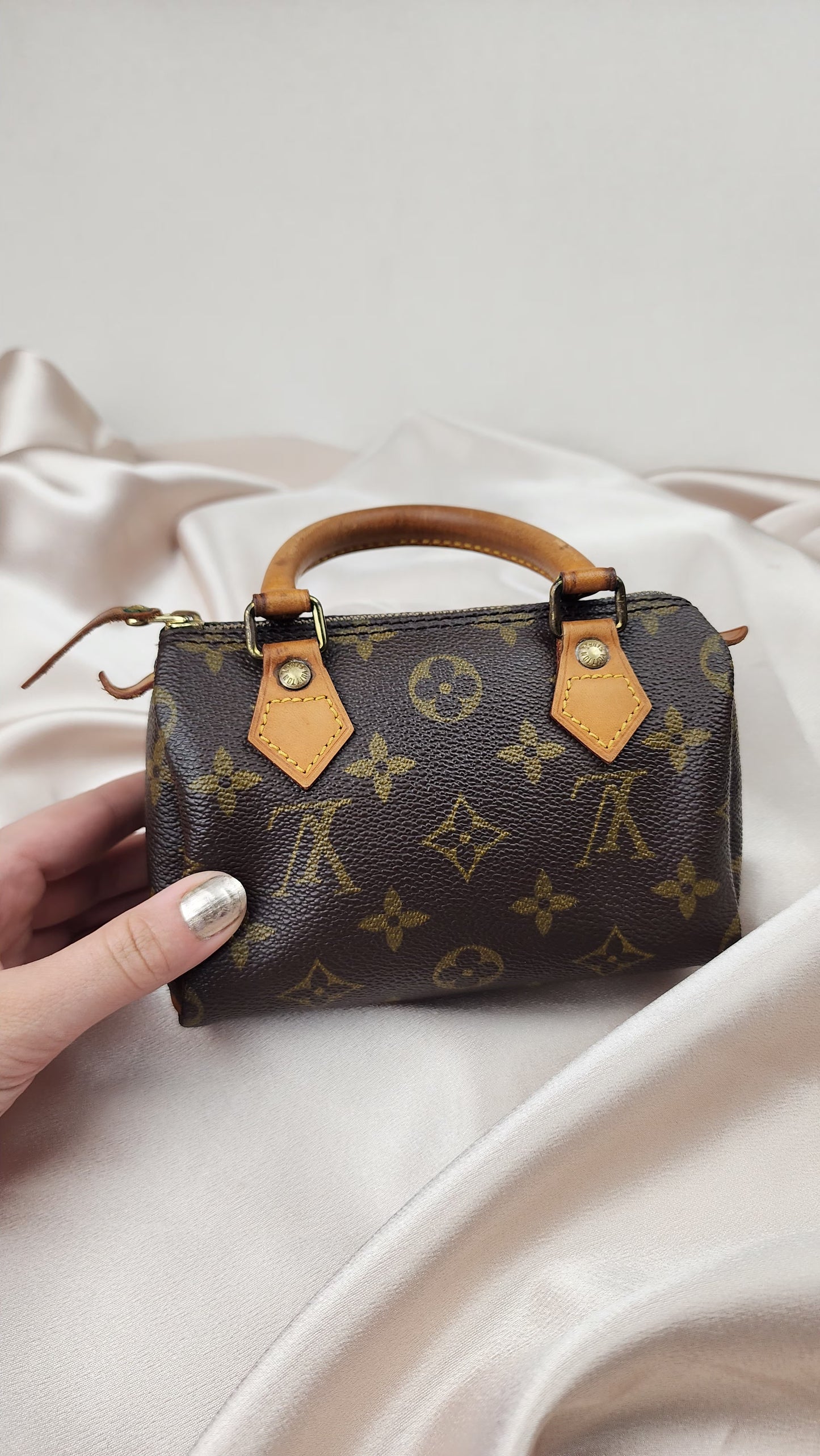 Louis Vuitton Monogram Mini Speedy Hand Bag - 1137