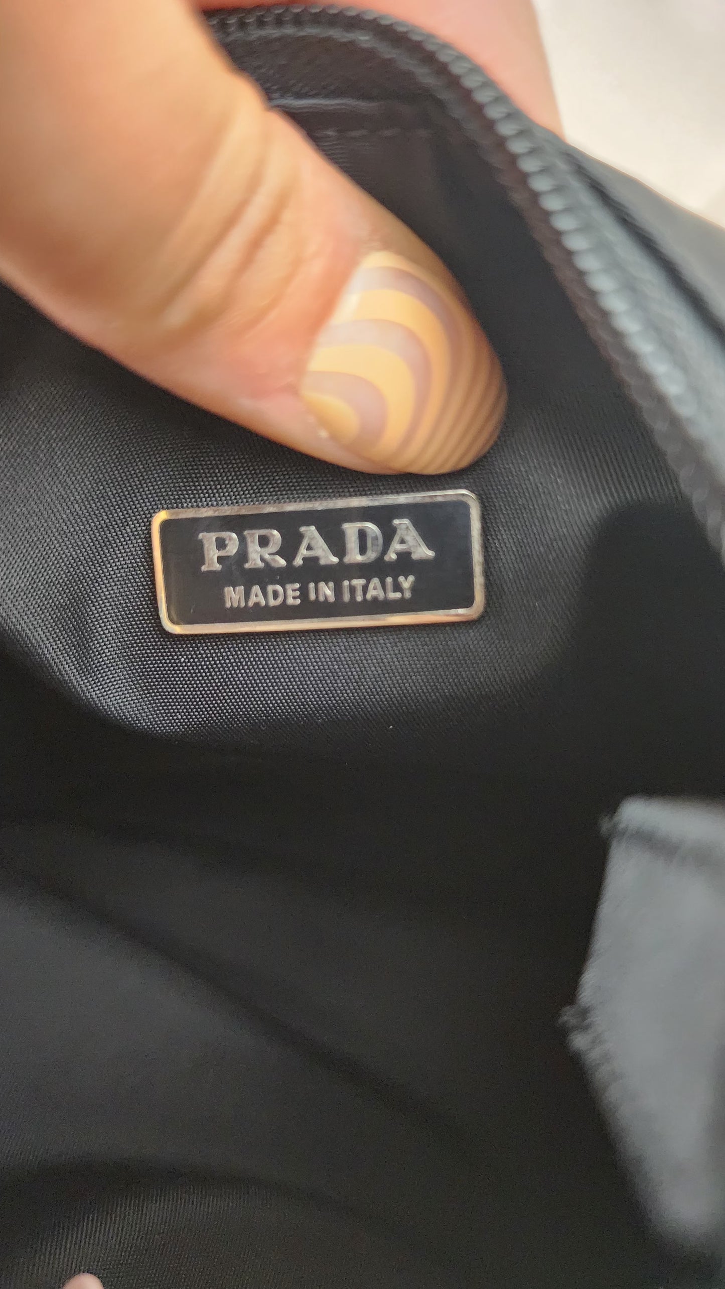 Prada Mini Black Nylon Shoulder Bag - 1312