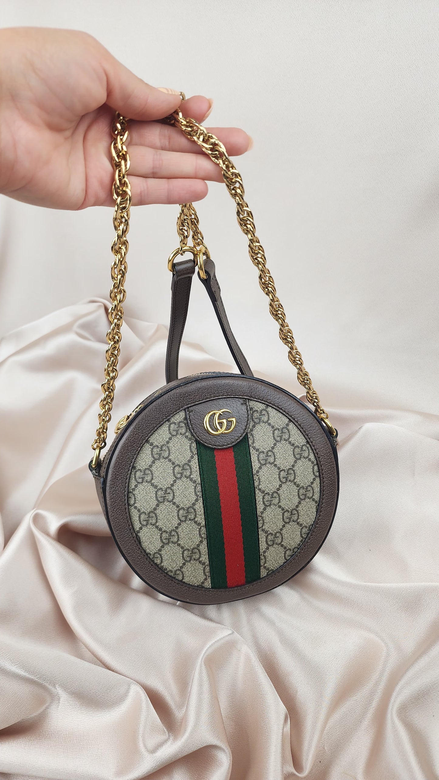 Gucci Ophidia Web Sherry Line Crossbody Bag - 1289