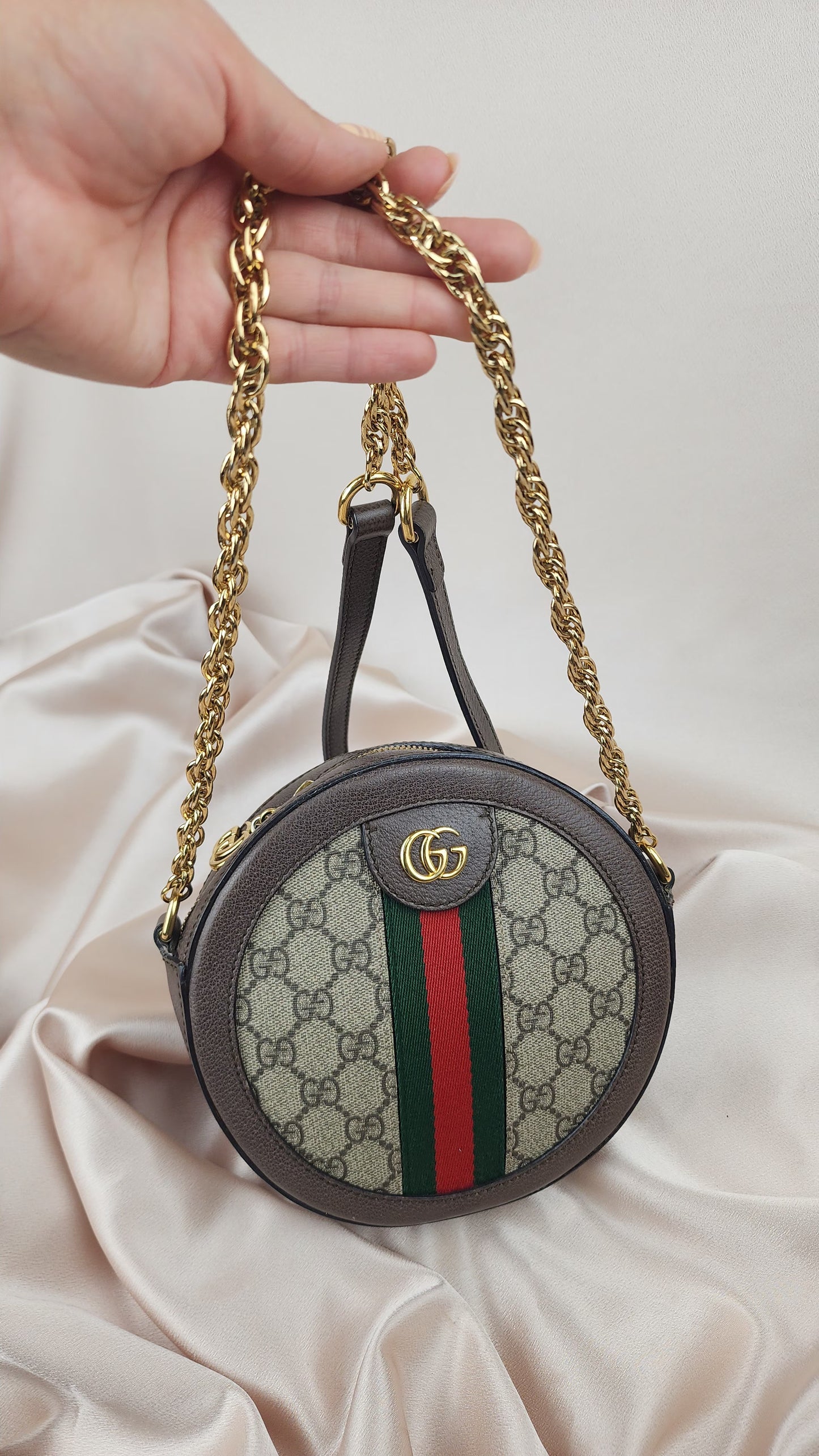 Gucci Ophidia Web Sherry Line Crossbody Bag - 1289