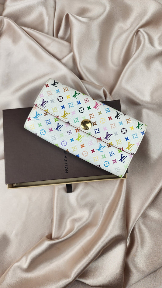 Louis Vuitton Multicolor Portefeuille Sarah Wallet - 1453