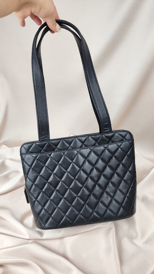 Chanel Matelasse Caviar Leather Tote Bag - 1467