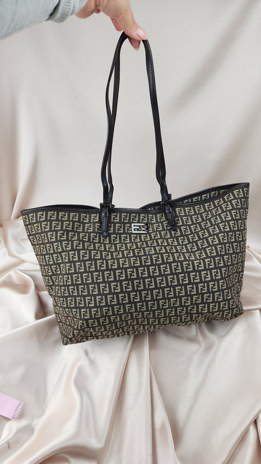 Fendi Zucchino Canvas Tote - 1429