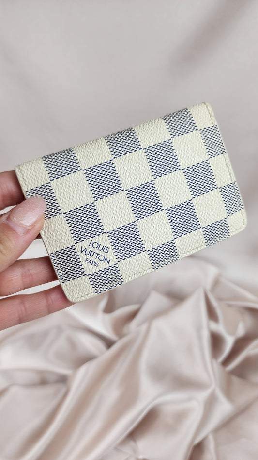 Louis Vuitton Damier Azur Organizer Dupoch Card Case - 1583