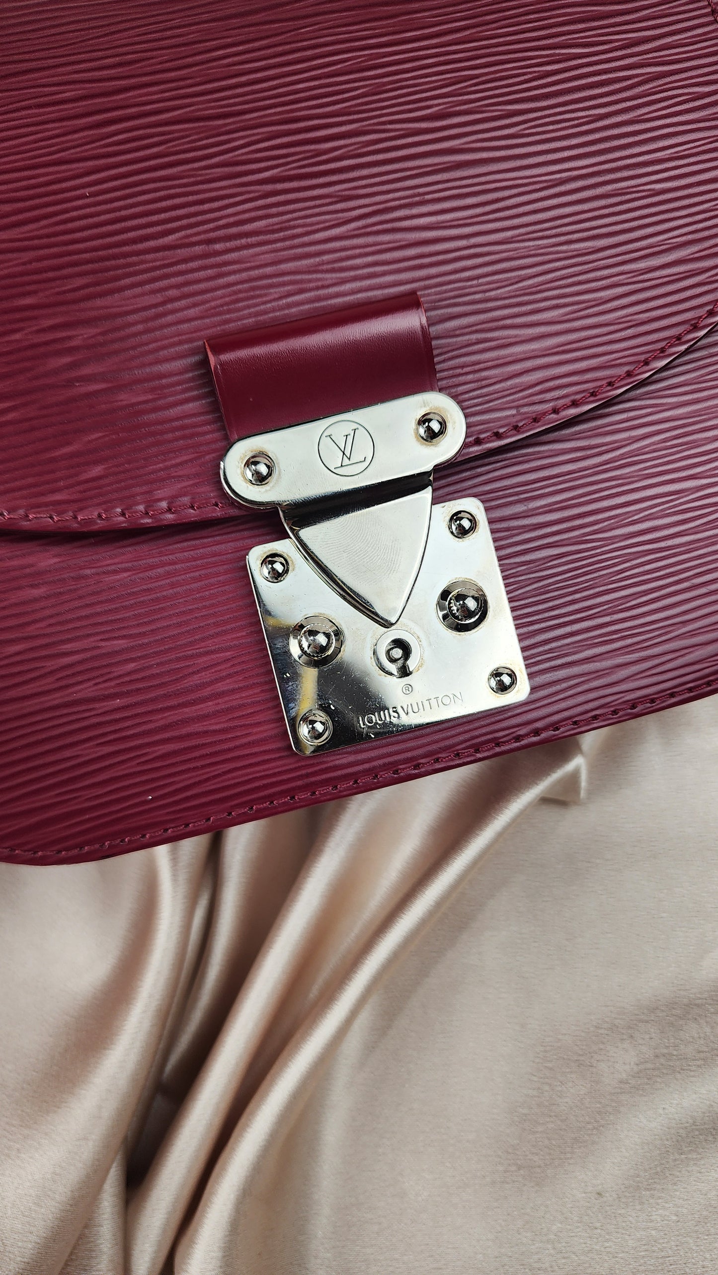 Louis Vuitton Pink/Burgandy Eden Shoulder Bag - 0654