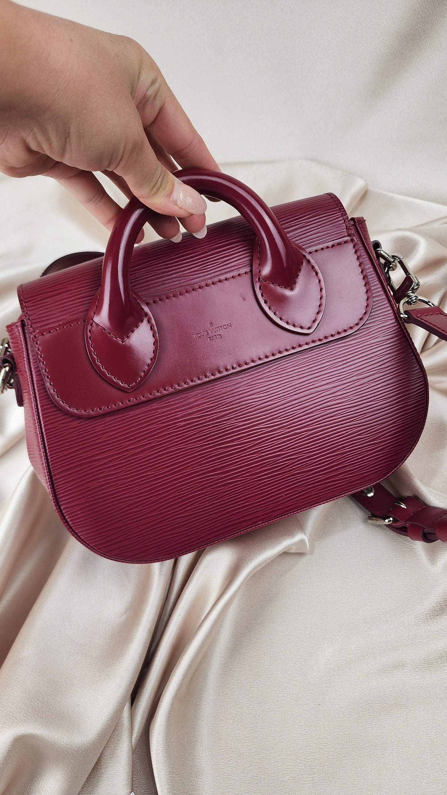 Louis Vuitton Pink/Burgandy Eden Shoulder Bag - 0654