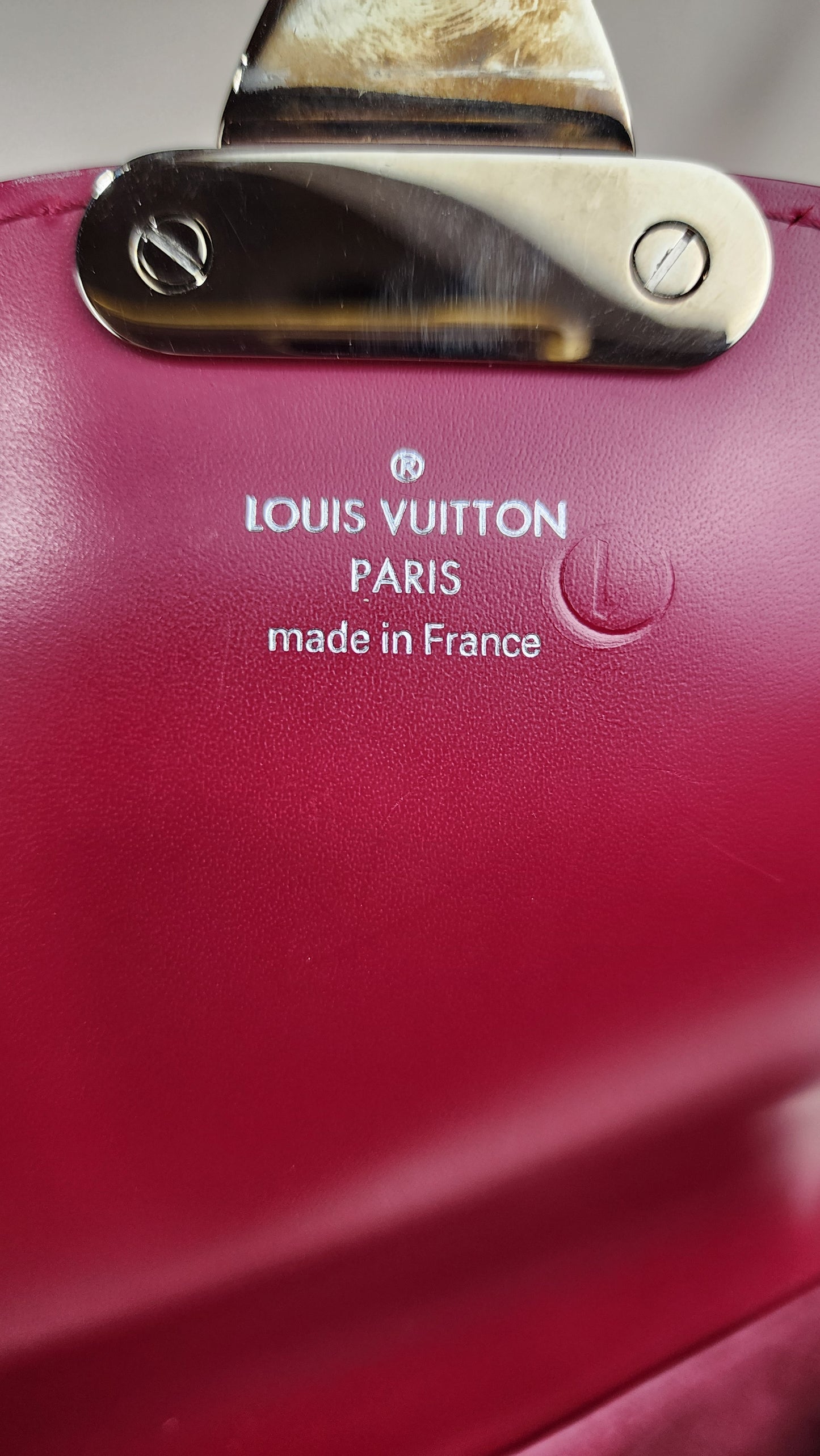 Louis Vuitton Pink/Burgandy Eden Shoulder Bag - 0654