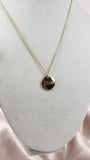 Christian Dior Gold Tone Round Pendant Necklace - 1357