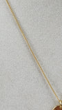 Christian Dior Gold Tone Round Pendant Necklace - 1357