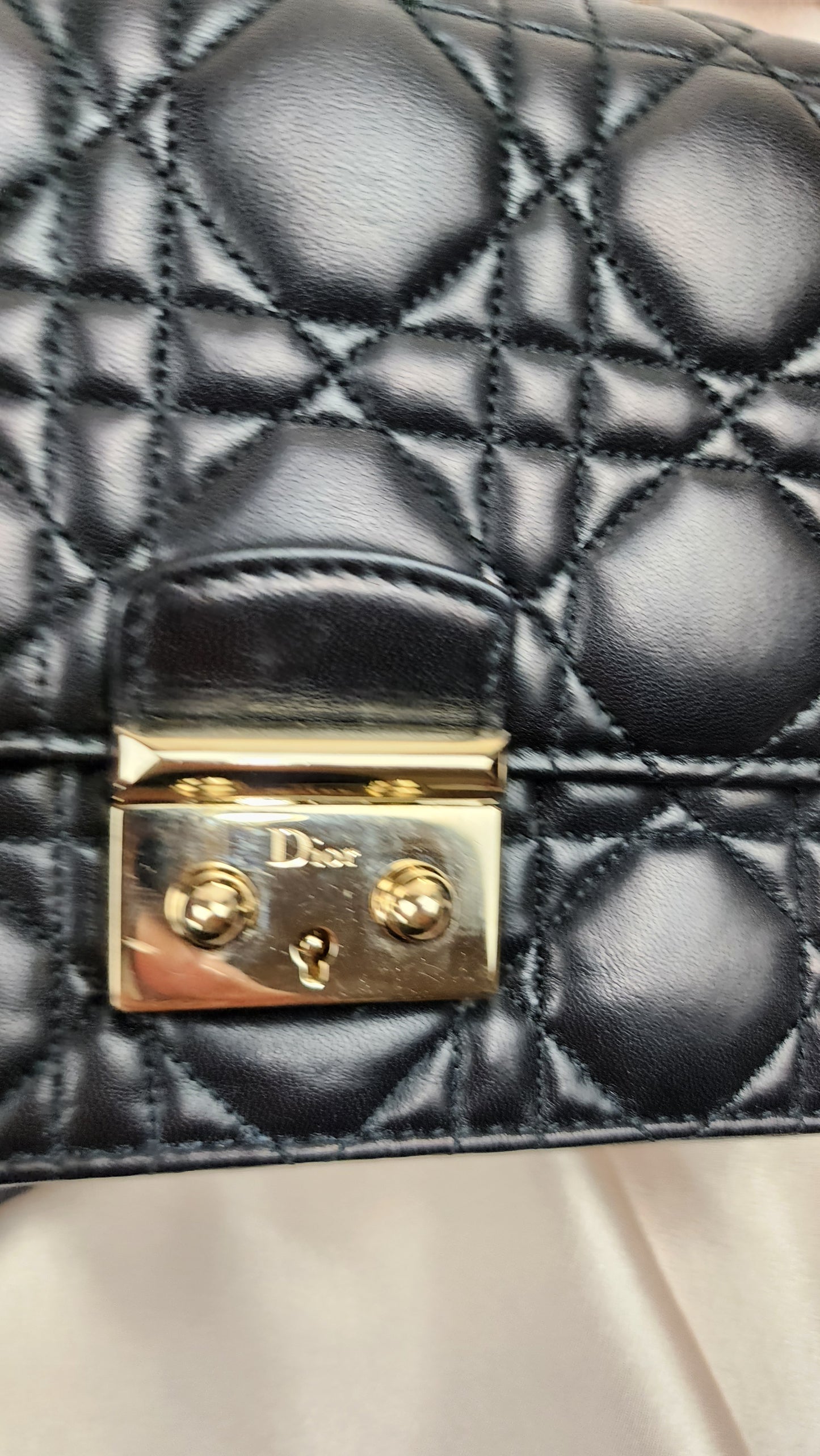 Christian Dior Miss Dior Canage Chain Crossbody Bag - 1490