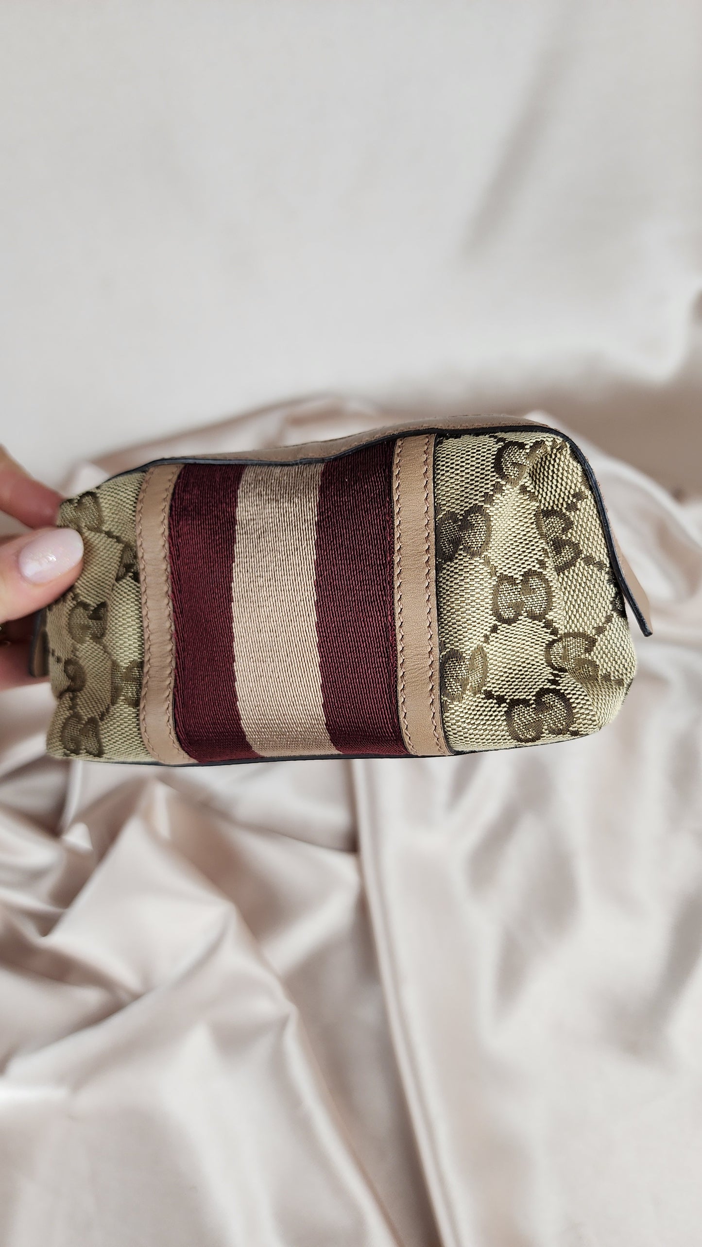 Gucci GG Canvas Sherry Line Pouch -1522