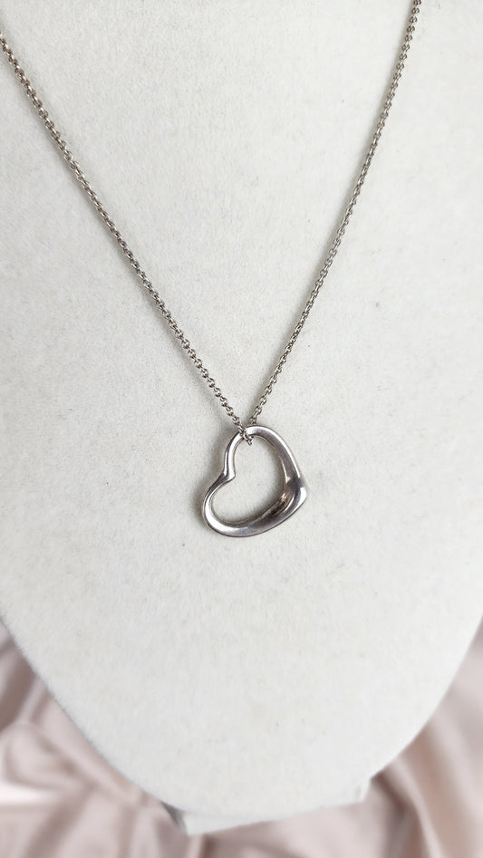 Tiffany & Co. Open Heart Necklace - 1500