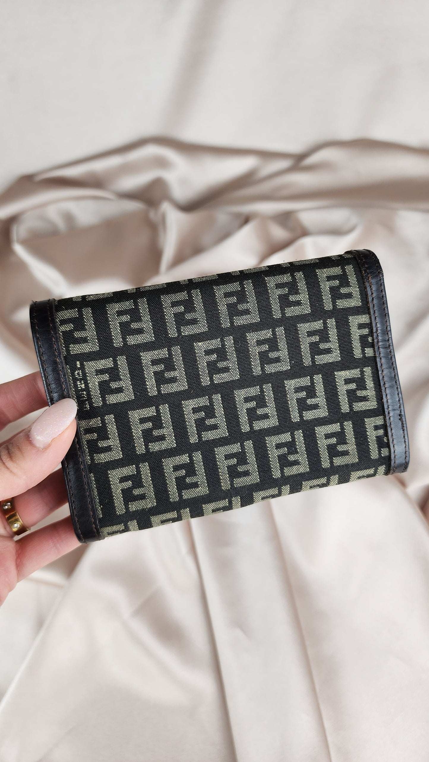 Fendi Zucchino Print Wallet - 0015