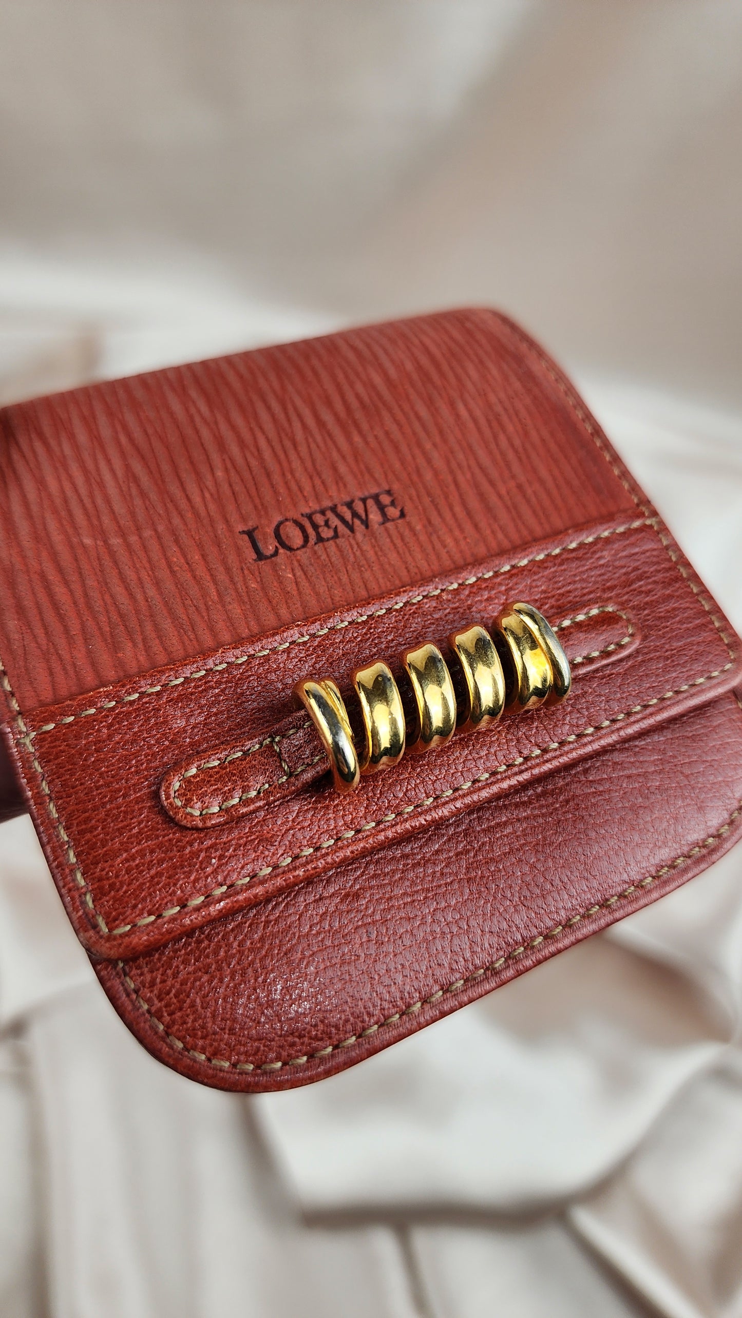 Loewe Orange Compact Wallet - 1416