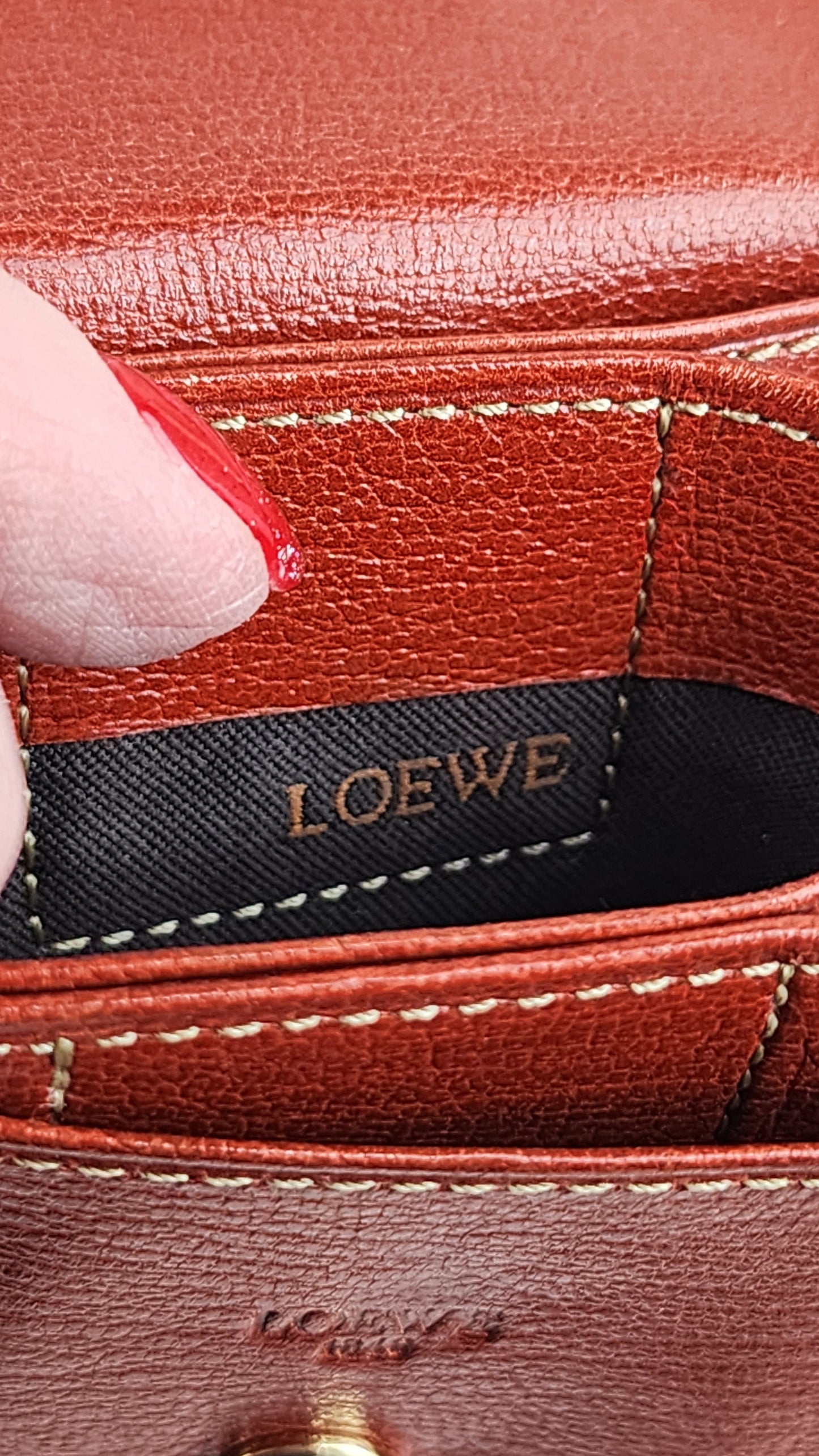 Loewe Orange Compact Wallet - 1416