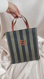 Fendi Pecan Canvas Backpack 2-Way - 1751