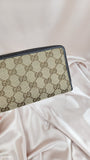 Gucci GG Beige Canvas Long Zippy Wallet - 66