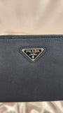 Prada Black Nylon Long Zippy Wallet - 71