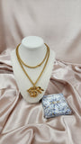 Christian Dior Gold Charm Necklace