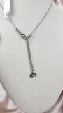 Christian Dior Silver Tone Pendant Necklace - 1691