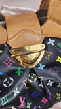Louis Vuitton Black Murikami Monogram Ursula Tote - 0660